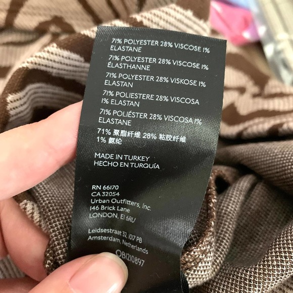 Urban Outfitters UO Bryn Pull-On Flare Soft Pants in Brown - Picture 14 of 16